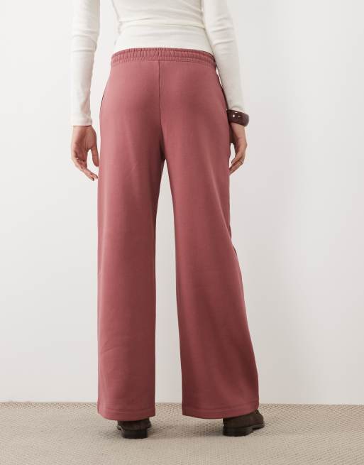 Abercrombie & Fitch hög midja raka joggingbyxor i rost, 5 av 5