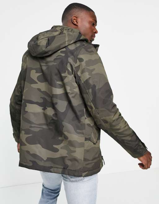 Camo jacket best sale with hoodie