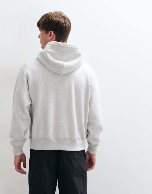 Abercrombie & Fitch hoodie épais gris clair, 5 de 5