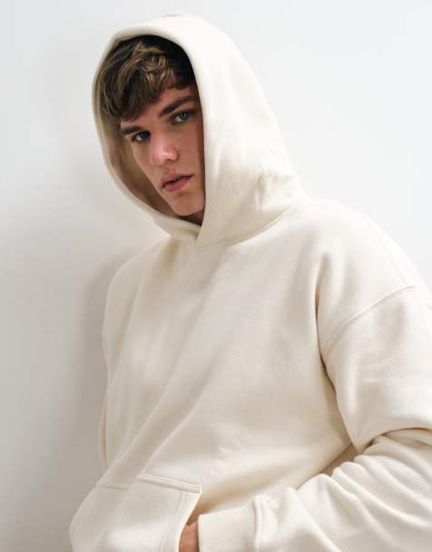Abercrombie & Fitch hoodie essentiel écru - view 1