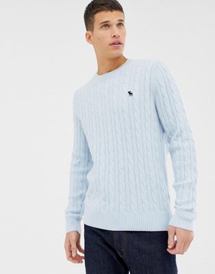 abercrombie blue sweater