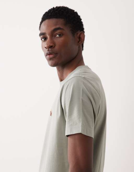 Abercrombie & Fitch icon logo everyday essential t-shirt in sage green, 4 of 5
