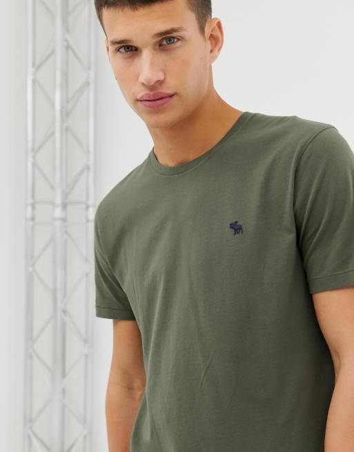 Green abercrombie t store shirt