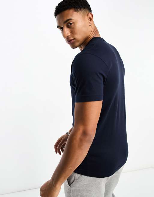Abercrombie & Fitch icon logo t-shirt in navy, 3 of 4
