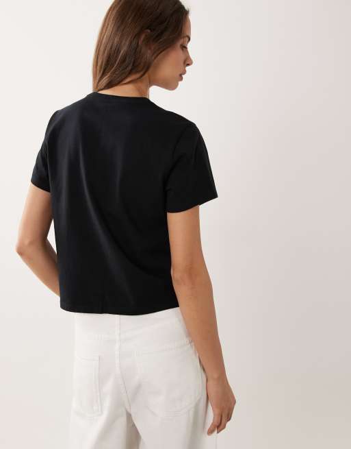 Abercrombie & Fitch - Icon - T-shirt nera con logo, 4 di 4