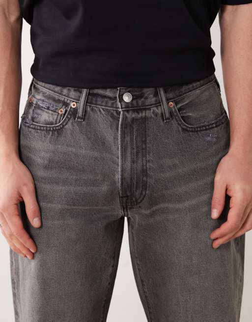 Abercrombie & Fitch - Jean ample avec poches effet abrasions - Gris délavé, 5 de 5