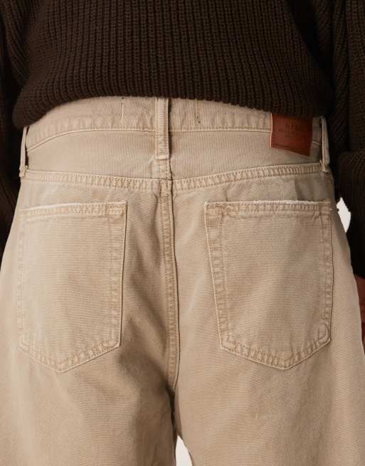Abercrombie & Fitch - Jean ample - Kaki, 5 de 5