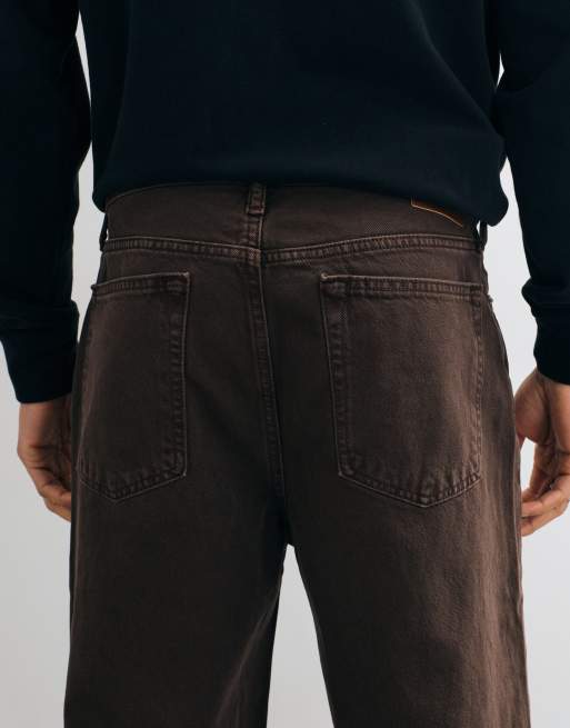 Abercrombie & Fitch - Jean baggy - Marron, 5 de 5