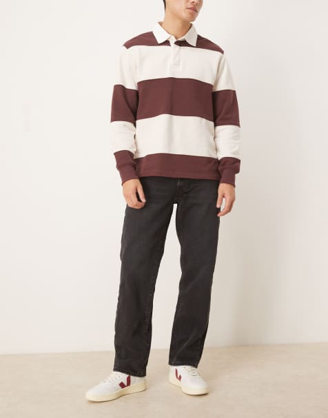 Abercrombie & Fitch - Jean droit - Noir - view 1