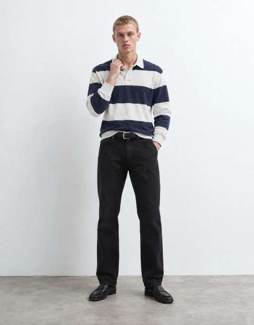 Abercrombie & Fitch jean droit noir, 9 de 11