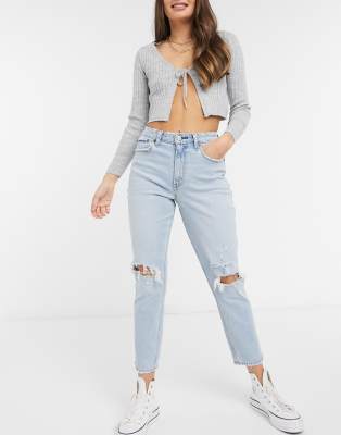 abercrombie & fitch mom jeans