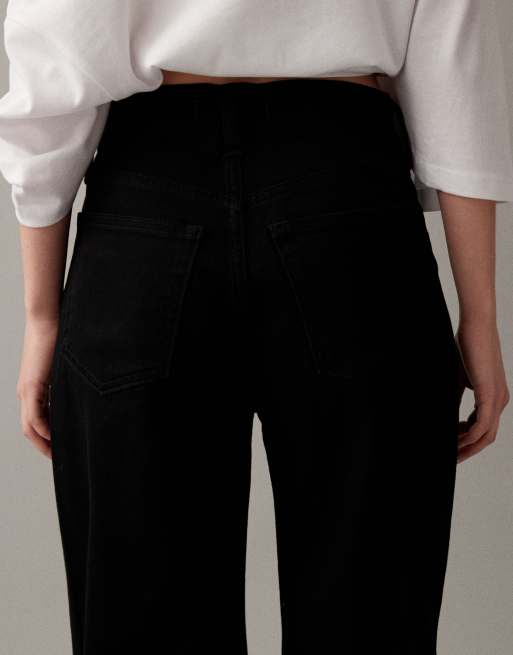 Abercrombie & Fitch - Jeans comodi anni '90 a vita alta neri, 4 di 7