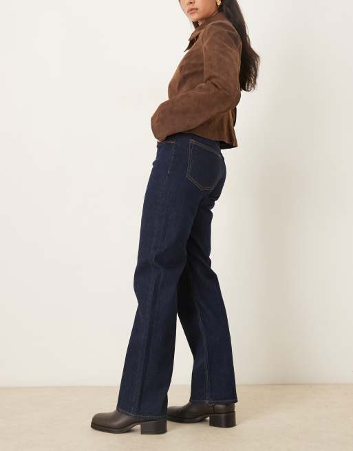Abercrombie & Fitch - Jeans comodi anni '90 blu lavaggio rinse wash, 3 di 5