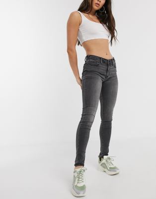 a&f mid rise jeans