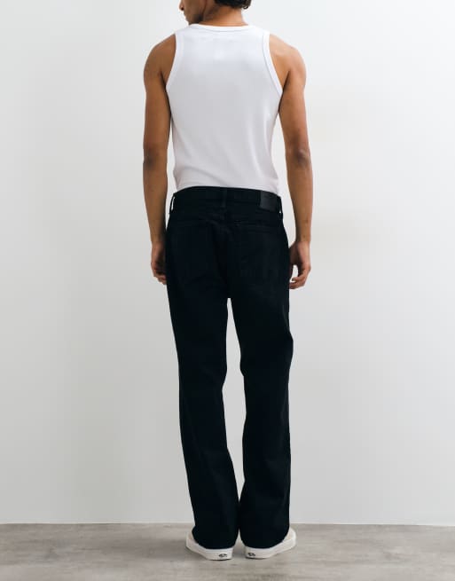 Abercrombie & Fitch jeans relaxed fit lavaggio nero, 2 di 5