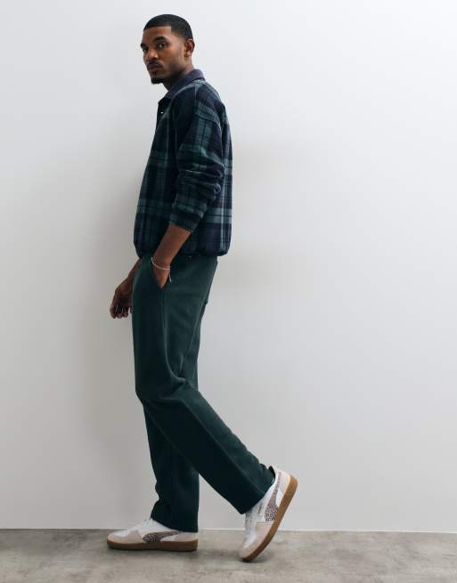 Abercrombie & Fitch jogger droit vert foncé, 2 de 5