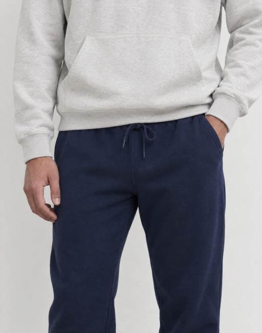 Abercrombie & Fitch jogger essentiel à bas resserrés bleu marine, 9 de 9