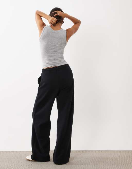 Abercrombie & Fitch jogger large taille haute noir, 5 de 5