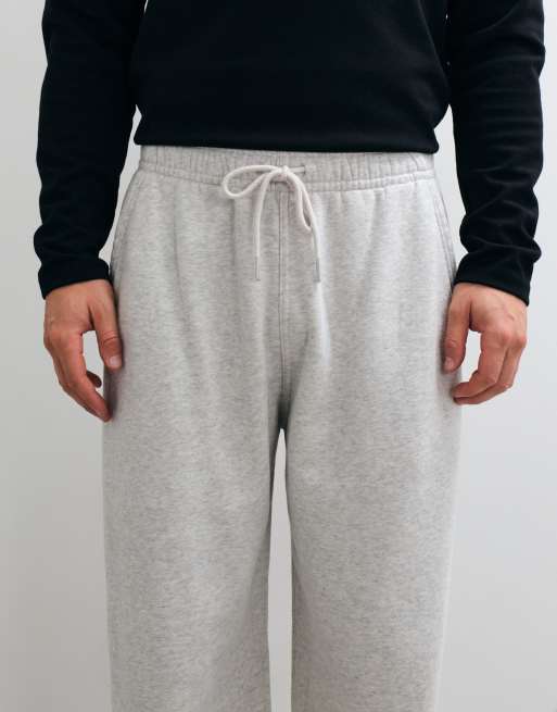 Abercrombie & Fitch joggers extragrandes en gris claro, 2 de 5