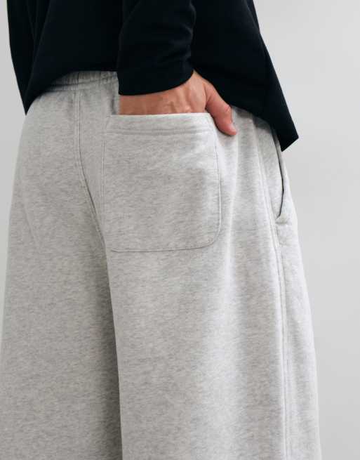 Abercrombie & Fitch joggers extragrandes en gris claro, 4 de 5