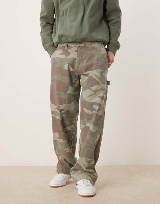 Abercrombie & Fitch – Kamouflagemönstrade, baggy snickarbyxor, 2 av 5