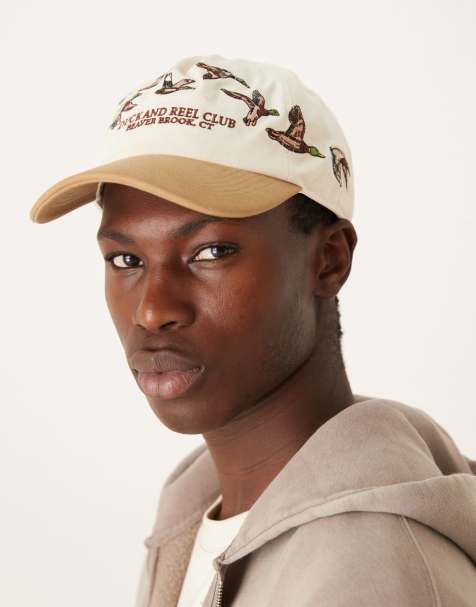 Abercrombie & Fitch – Kappe in Beige mit Motiv - view 1