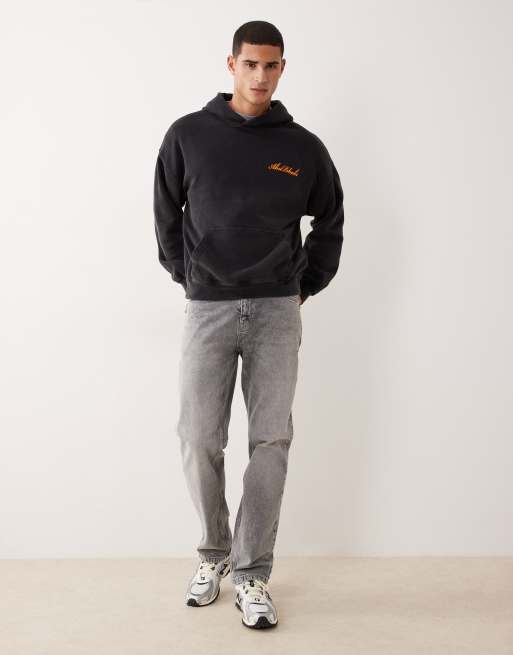 Abercrombie & Fitch – Kapuzenpullover in Schwarz mit Formel 1-Grafikmotiv, 2 von 5