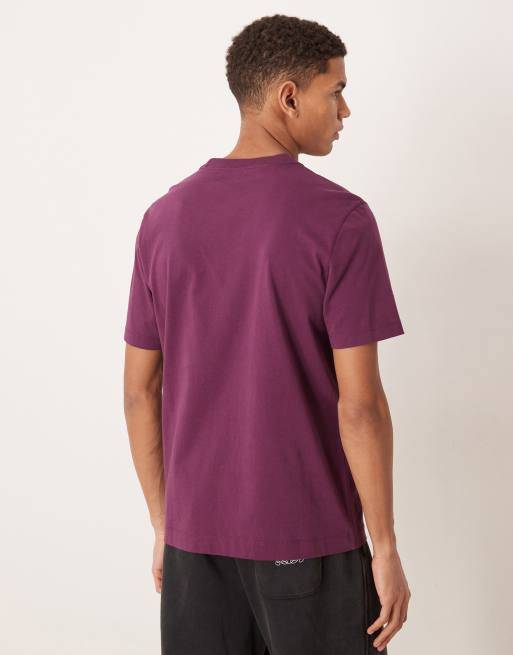 Abercrombie & Fitch – Klassisches T-Shirt in Violett, 3 von 5