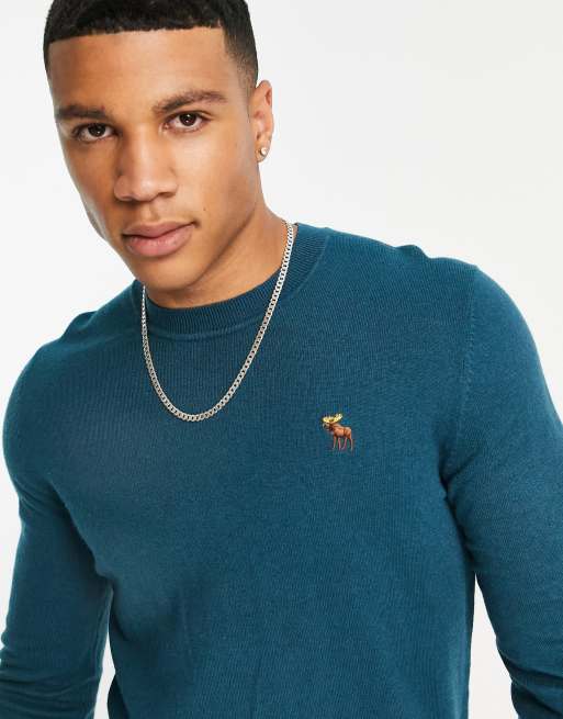 Abercrombie green sweater sale