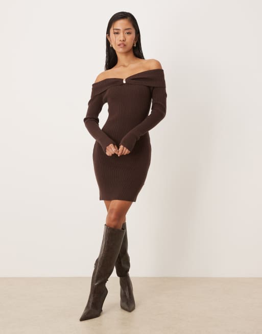 off-the-shoulder mini sweater dress abercrombie Abercrombie & Fitch | Dresses | Abercrombie And Fitch Offtheshoulder Mini  Sweater Dress Euc