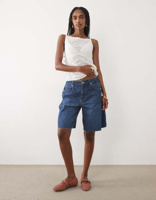 Abercrombie & Fitch knitted sleeveless top in oatmeal, 2 of 4