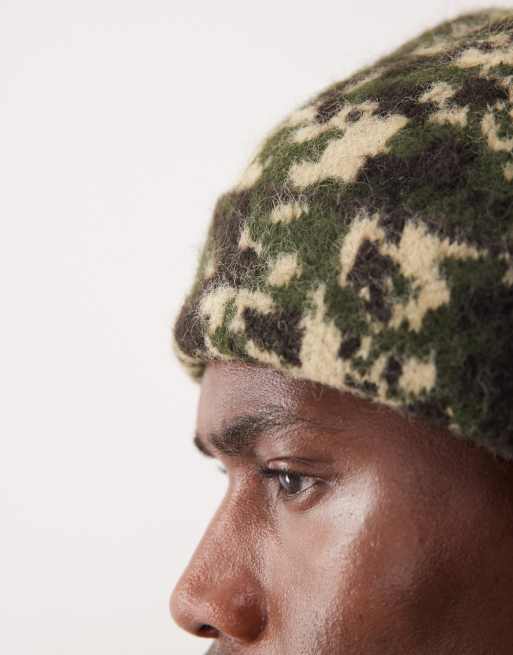 Abercrombie & Fitch - Korte beanie met camouflageprint, 2 van 3