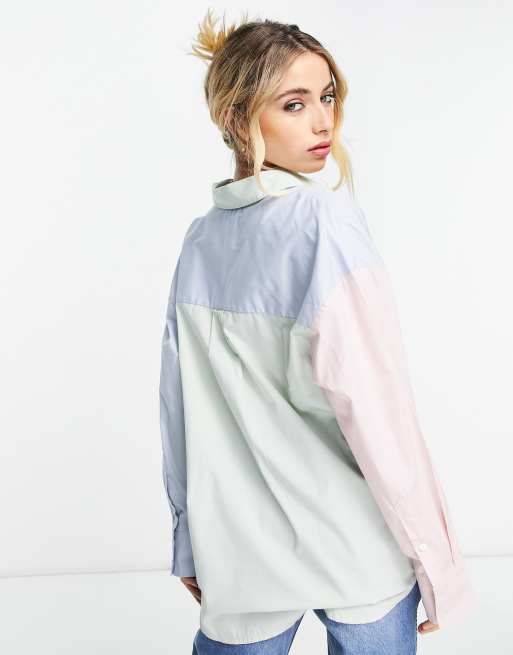 Abercrombie & Fitch – Koszula oversize z blokami kolorów, 2 z 4