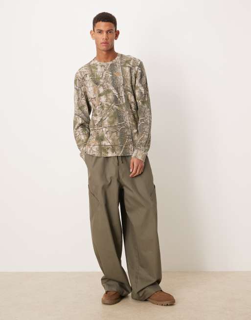 Abercrombie & Fitch – Langärmliges Oberteil mit Camouflagemuster und Waffelstruktur, 2 von 5