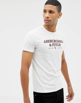 white abercrombie shirt