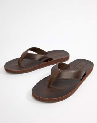 abercrombie leather sandals