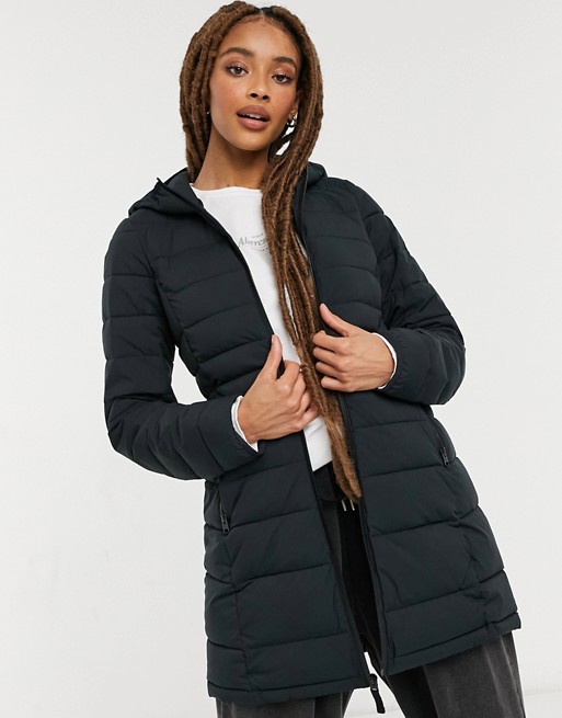 Abercrombie & Fitch light weight puffer in black