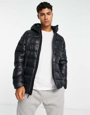 puffer jacket with hoodie