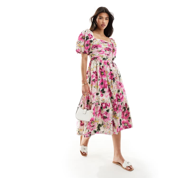chinese dress ladies Emerson Halter Neck Maxi Dress | Palmero Floral | Dresses main image 1