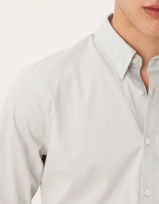 Abercrombie & Fitch – Ljusgrön, långärmad skjorta, 3 av 4
