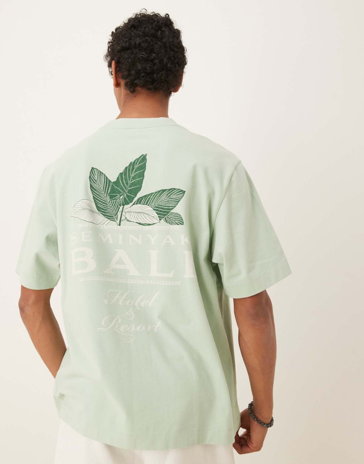 Abercrombie & Fitch location back print t-shirt in green