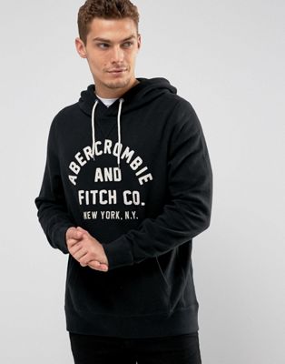 abercrombie and fitch logo hoodie