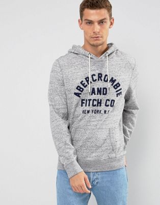 abercrombie and fitch grey hoodie