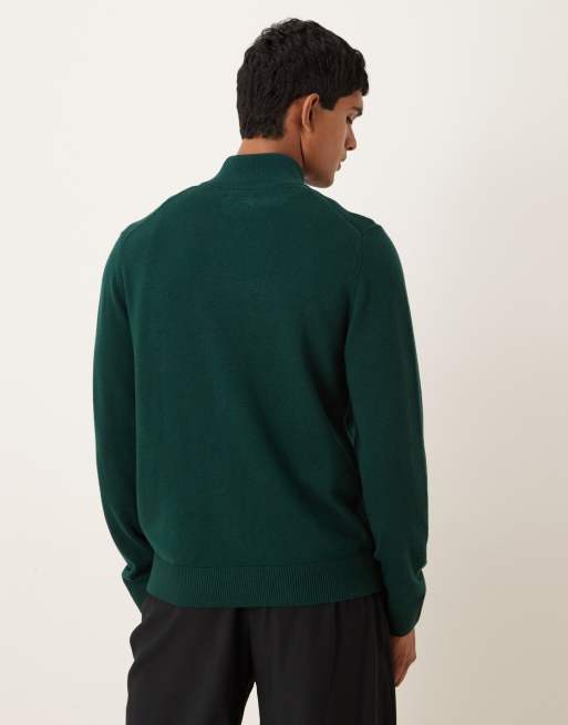 Abercrombie & Fitch 緑色 ジップアップ トレーナー Abercrombie & Fitch 緑色 ジップアップ トレーナー