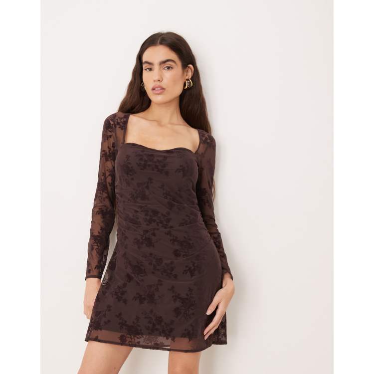 formal wedding guest dresses long sleeve Black Velvet Dress - Bridesmaid Dress