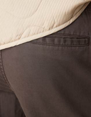 Abercrombie & Fitch Loose Pull On Pants In Black