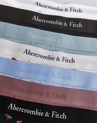  Abercrombie & Fitch - Lot de 7 boxers avec logo à la ceinture - Multicolore
