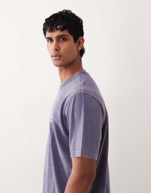 Abercrombie & Fitch - Marineblå T-shirt med western-brodering, 4 af 5