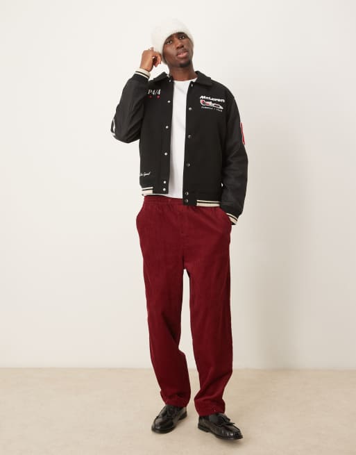 Abercrombie and fitch shops varsity jacket