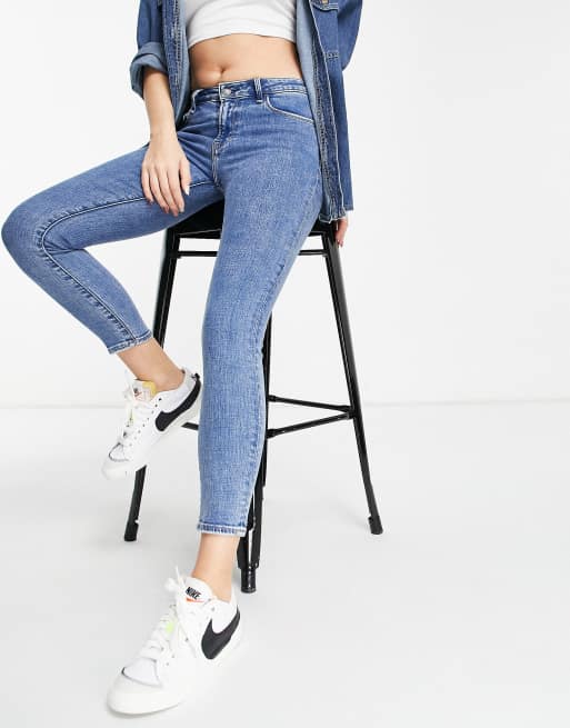 Abercrombie and fitch white hot sale jeans